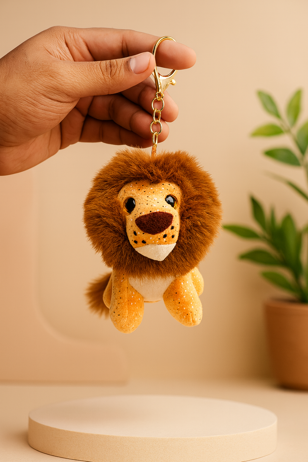 Cute Lion Bag Charms/Keychain