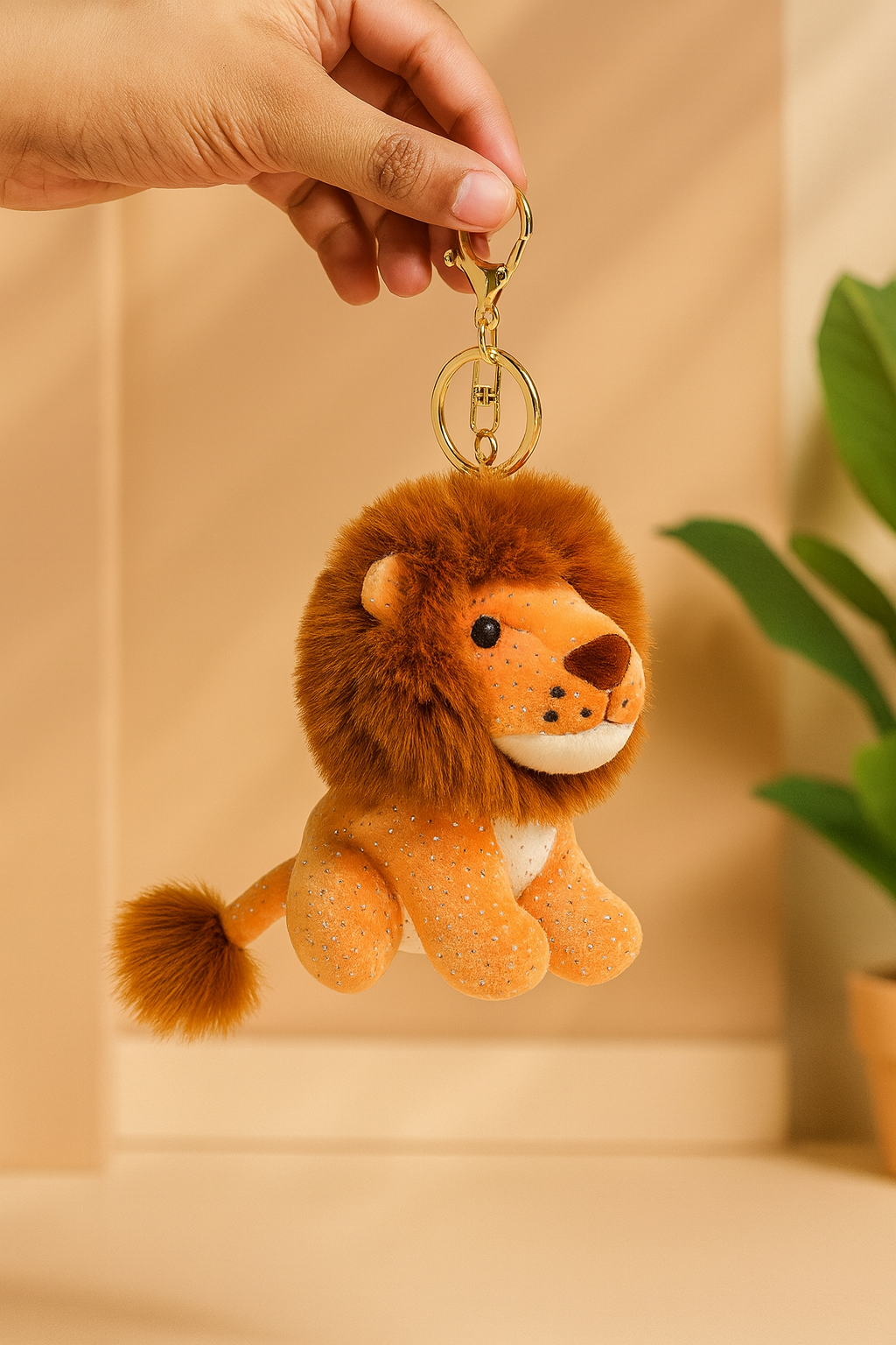 Cute Lion Bag Charms/Keychain