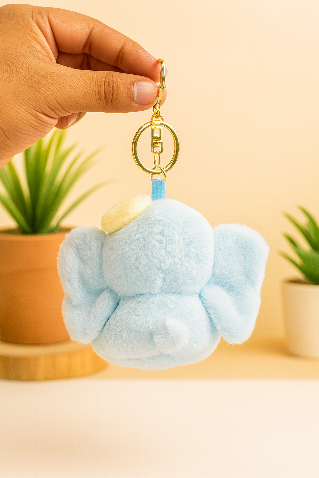 Kawaii Elephant Plush Bag Charm/Keychain