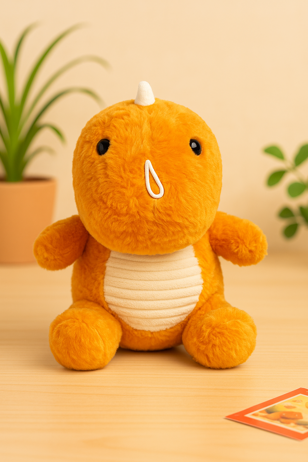 Whumies Orange Dinosaur Plush Toy | Soft & Cuddly Dino