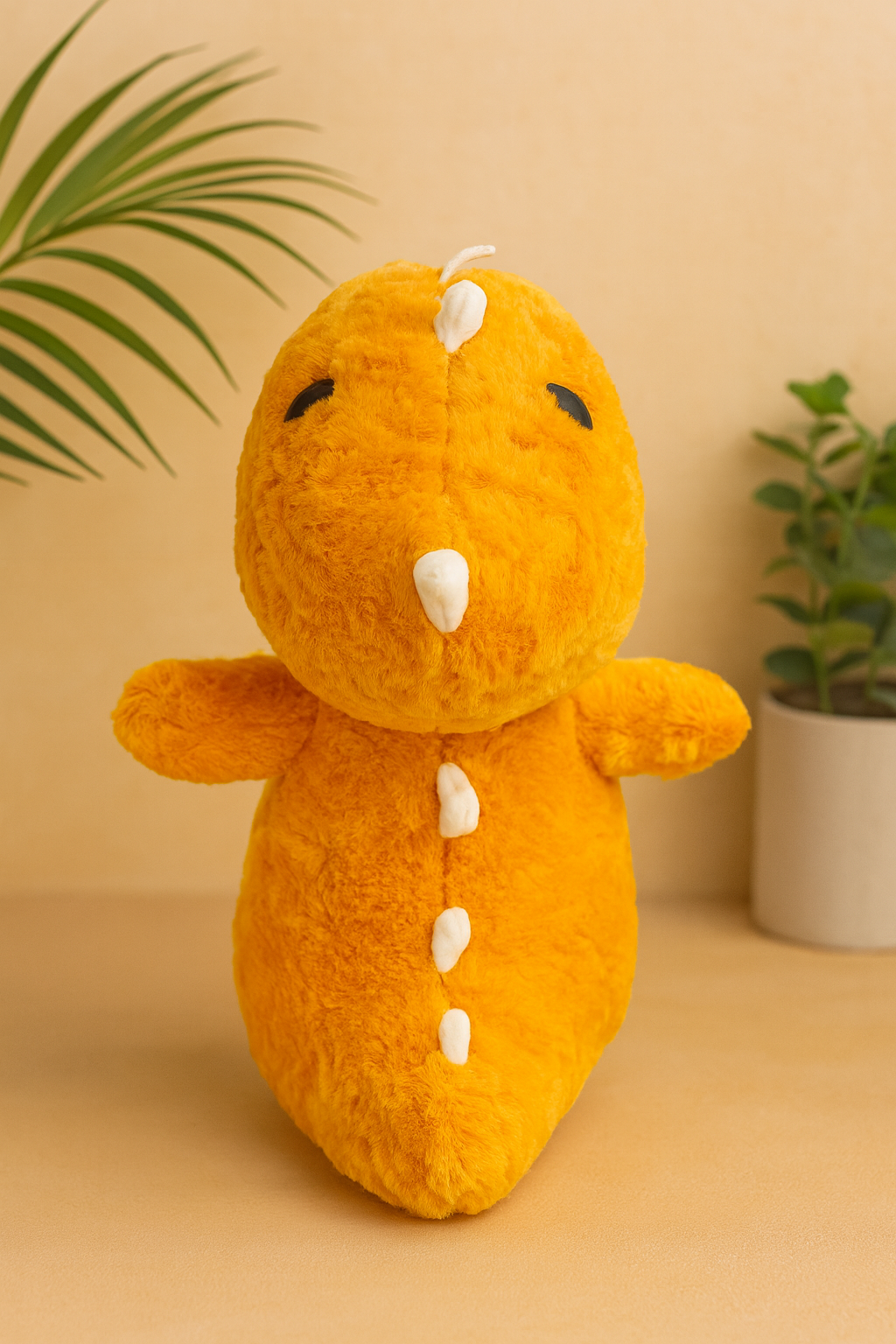 Whumies Orange Dinosaur Plush Toy | Soft & Cuddly Dino