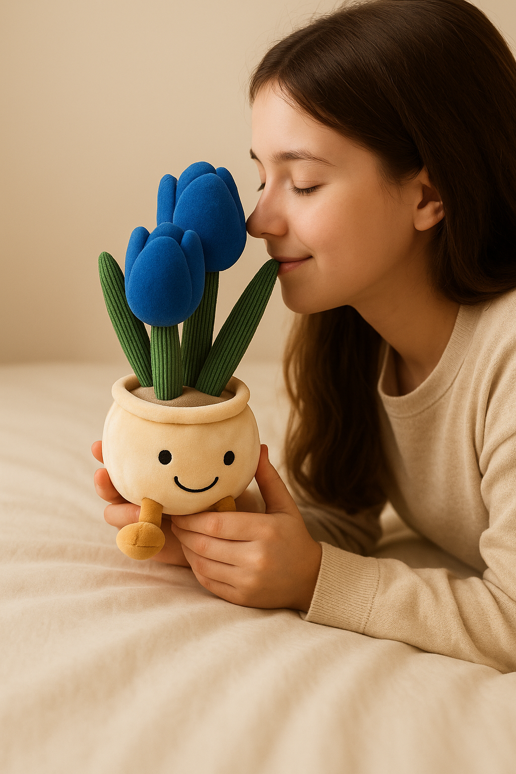 Bloom – The Smiling Flower Pot Plush Toy