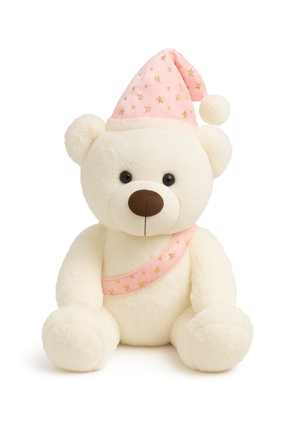 Whumies White Teddy with Sash