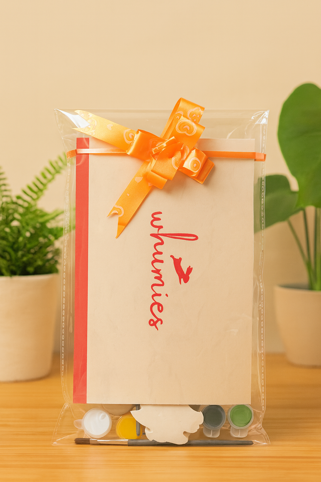 DIY POP Crafting Kit Regular Pack  - 3 big and 5 mini shapes, 6 painting colors and a brush