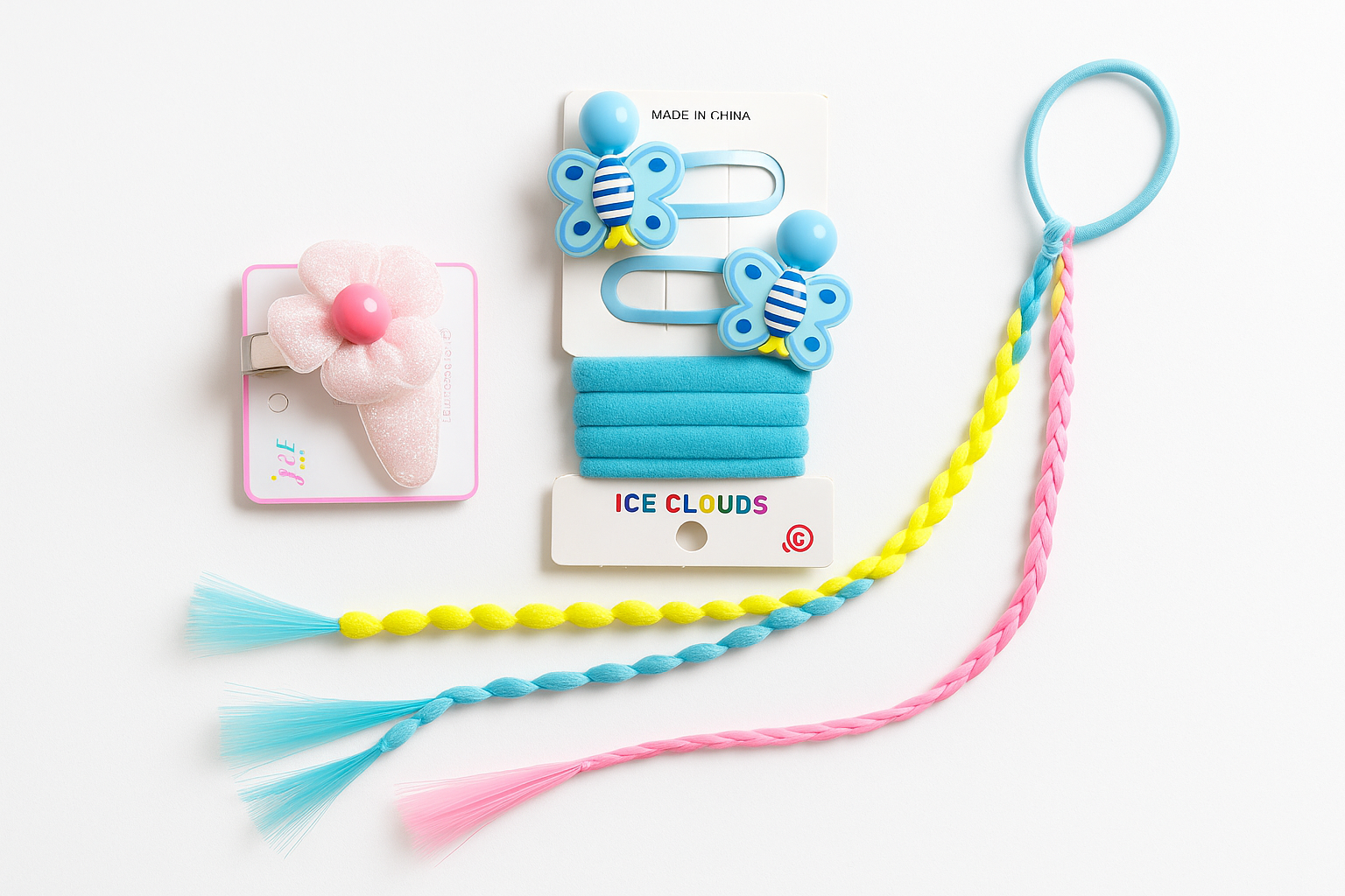 Magical Hair Accessory Set for Girls | Perfect Kanjak Gift (SET OF 9)