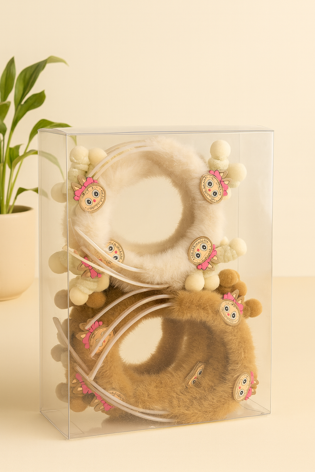 Kids Hairband Pack | Soft & Stylish Labubu Cartoon Design (SET OF 9)