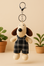 Kawaii Dog Plush Keychain for Bags