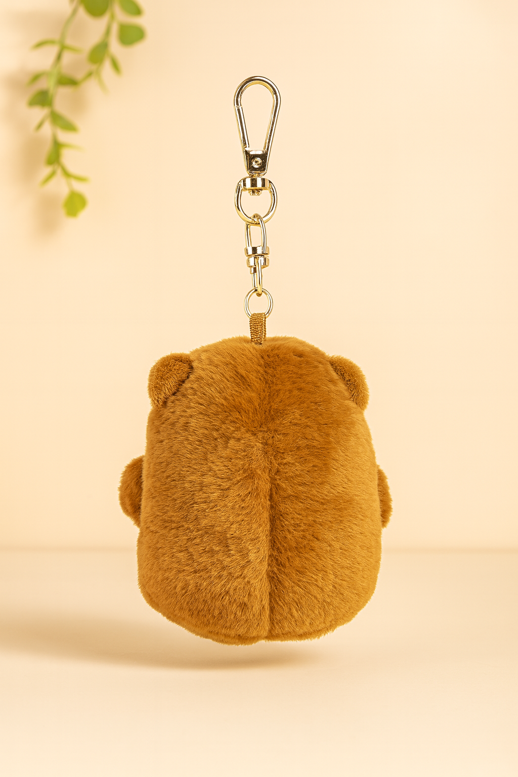 Cute Capybara Plush Keychain