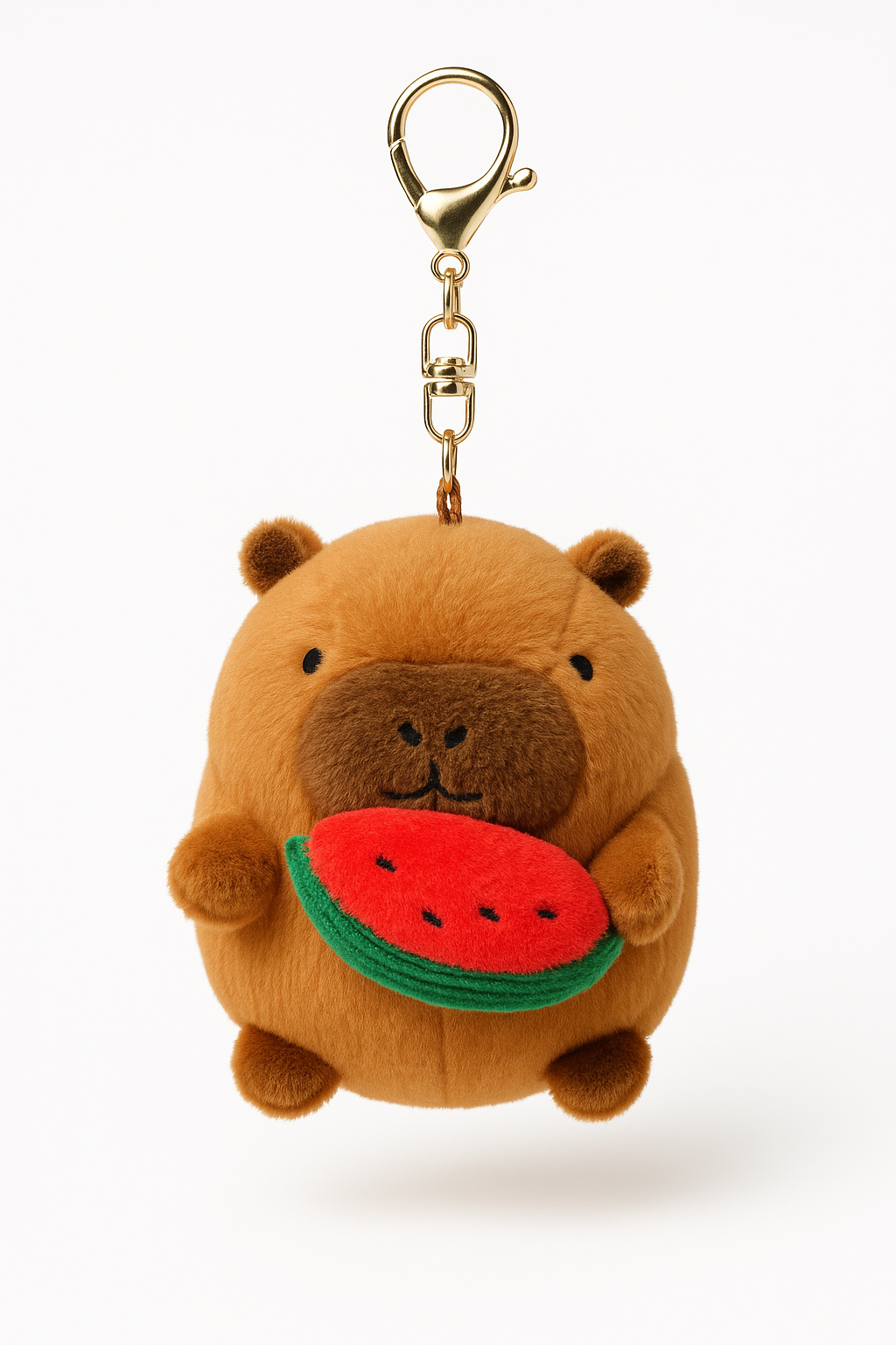 Cute Capybara Plush Keychain