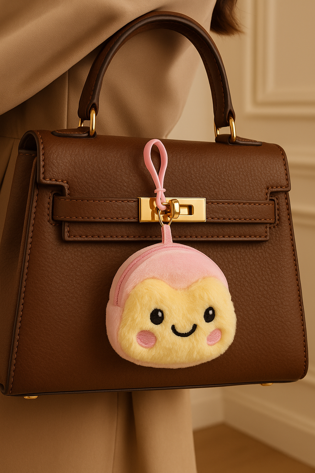Cute Plush Coin Pouch Keychain
