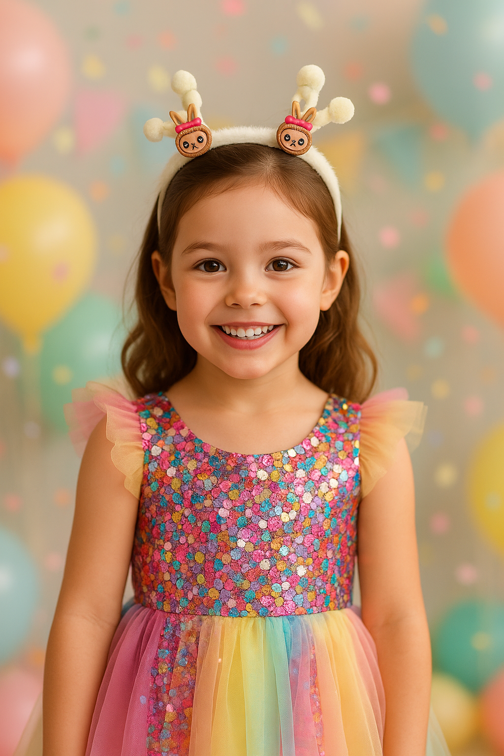 Labubu Plush Kids Hairband Set of 2 - Cute Headband for Girls and Kids