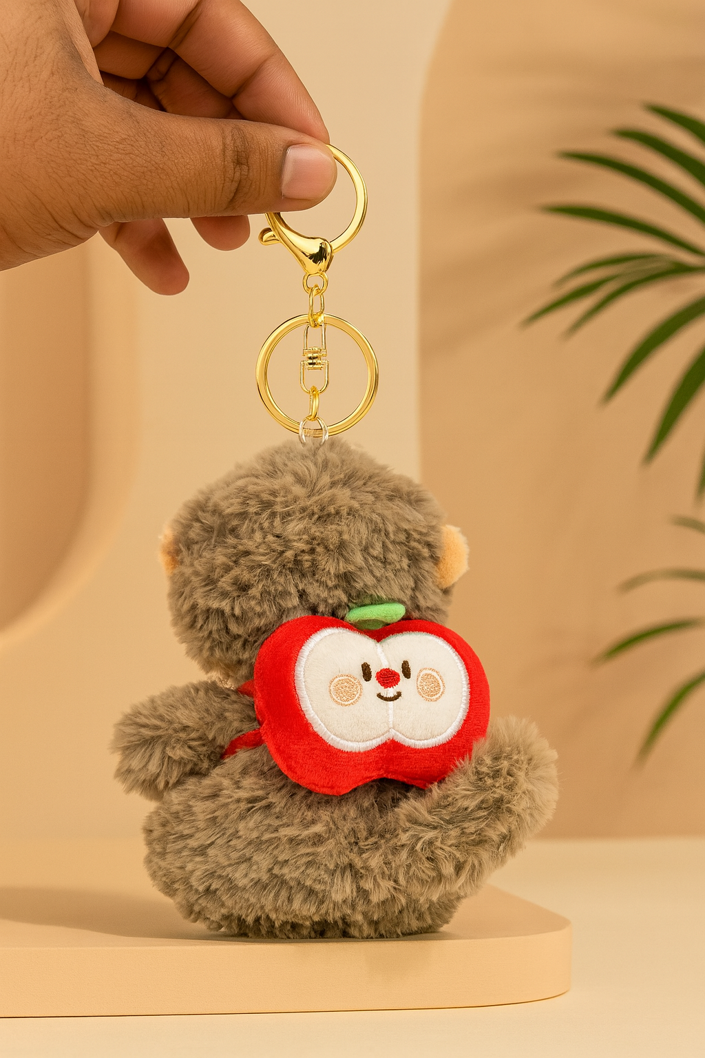 Monkey Plush Bag Charm/Keychain