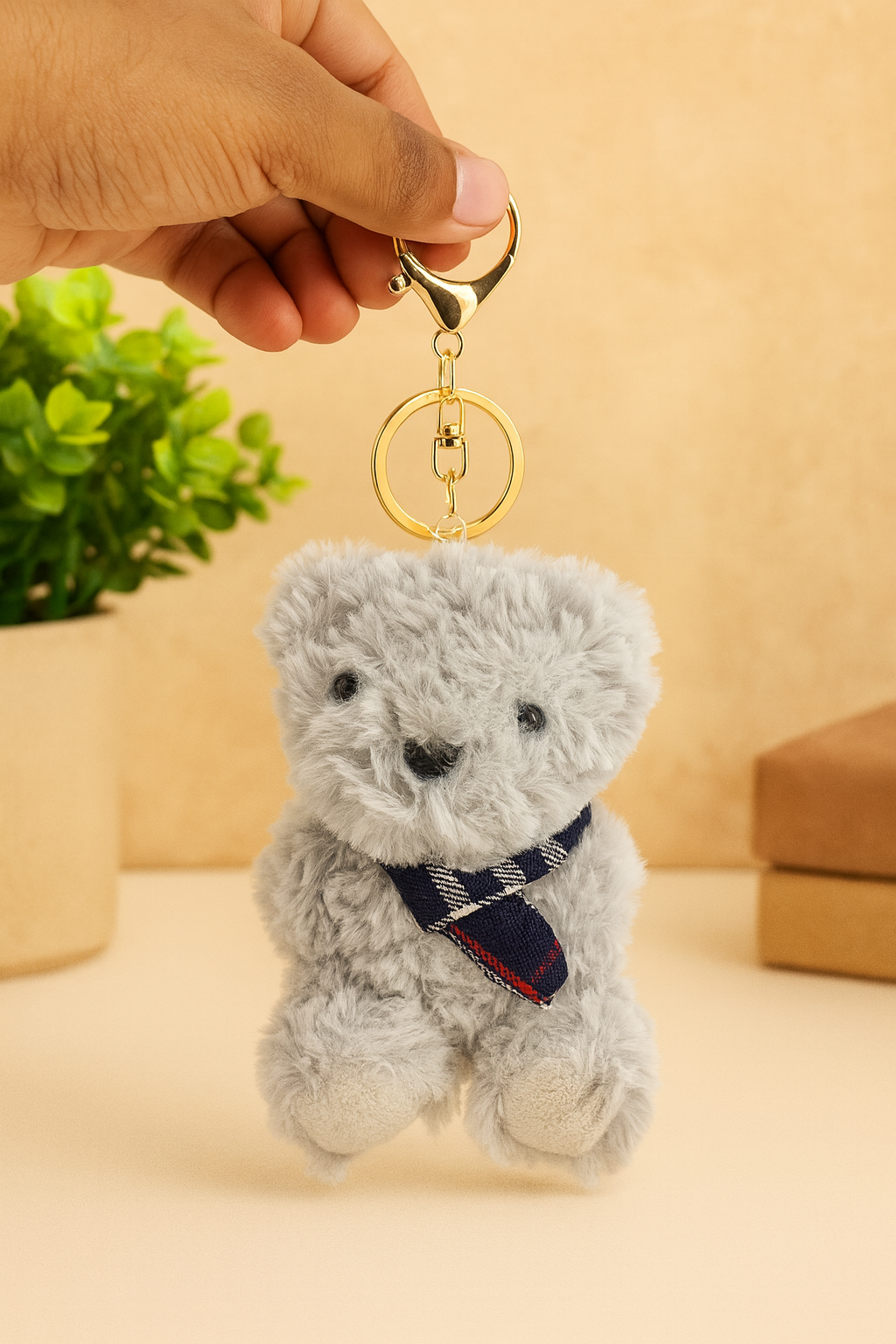 Teddy Bear Plush Bag Charm/Keychain