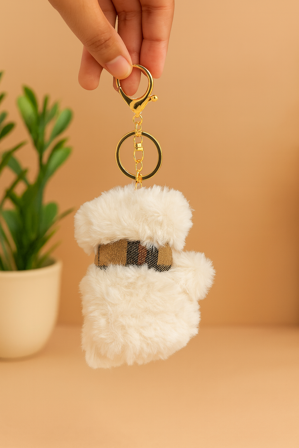 Teddy Bear Plush Bag Charm/Keychain