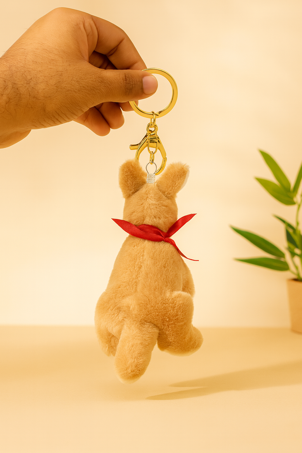Cute Kangaroo Plush Bag Charm/Keychain