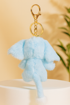 Furry Elephant Plush Bag Charm/Keychain