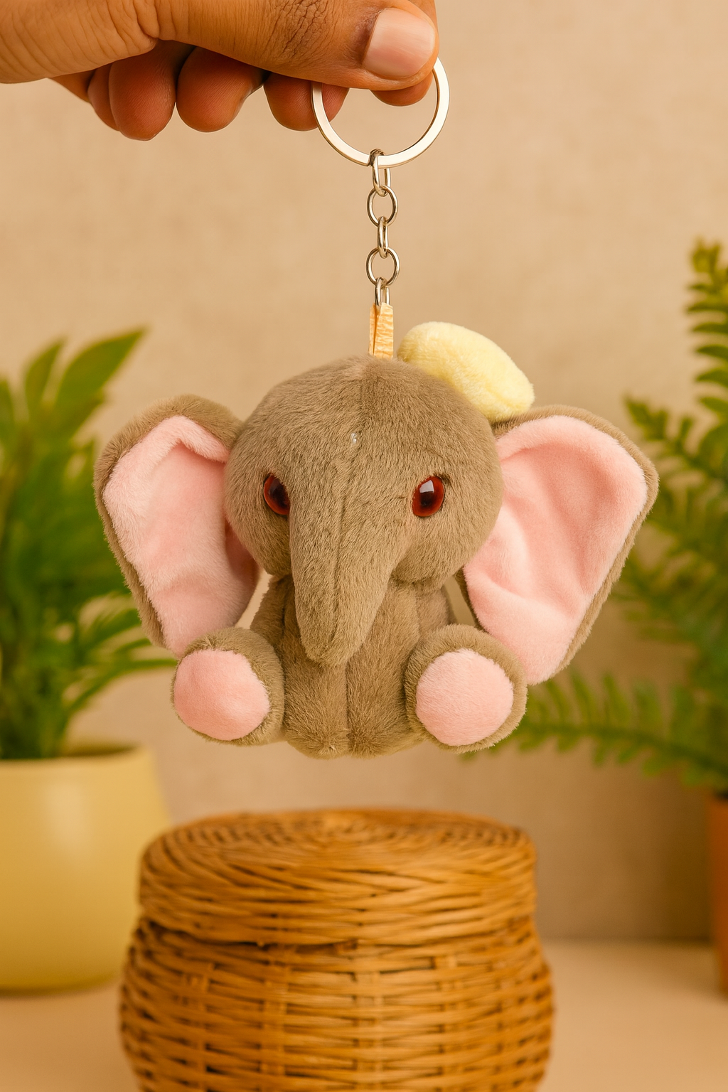 Kawaii Elephant Plush Bag Charm/Keychain