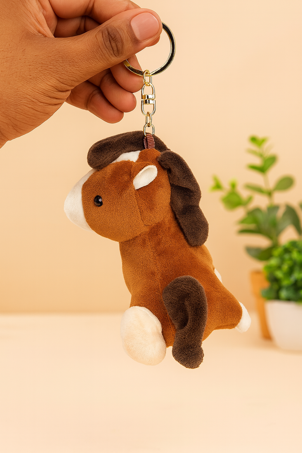 Kawaii Horse Plush Bag Charm/Keychain