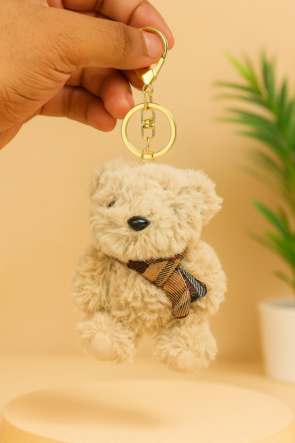 Teddy Bear Plush Bag Charm/Keychain