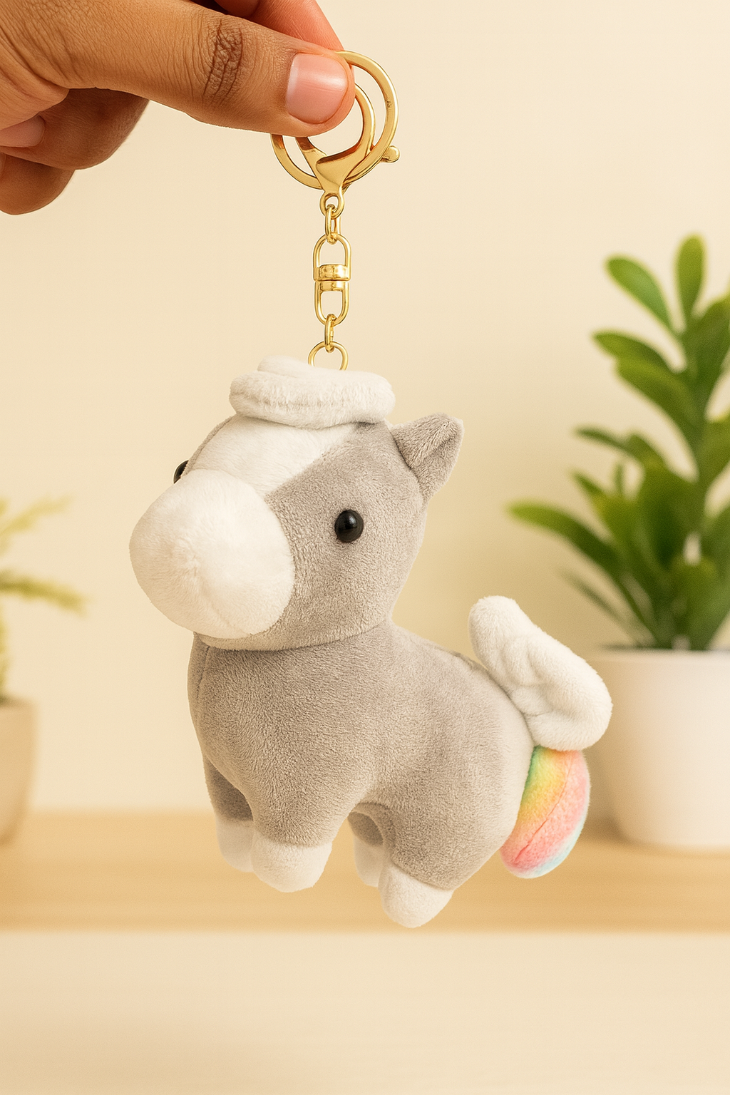 Kawaii Horse Plush Bag Charm/Keychain