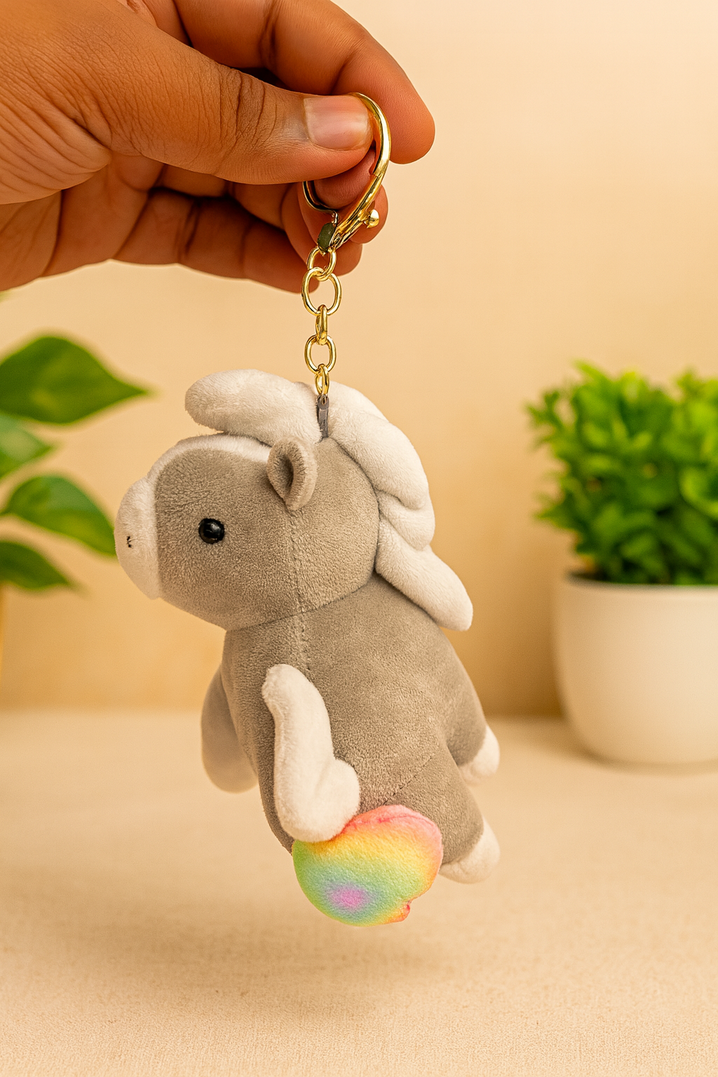 Kawaii Horse Plush Bag Charm/Keychain