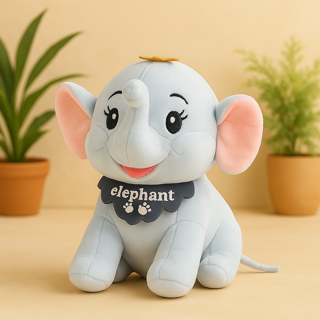 Whumies Sitting Elephant Soft Toy
