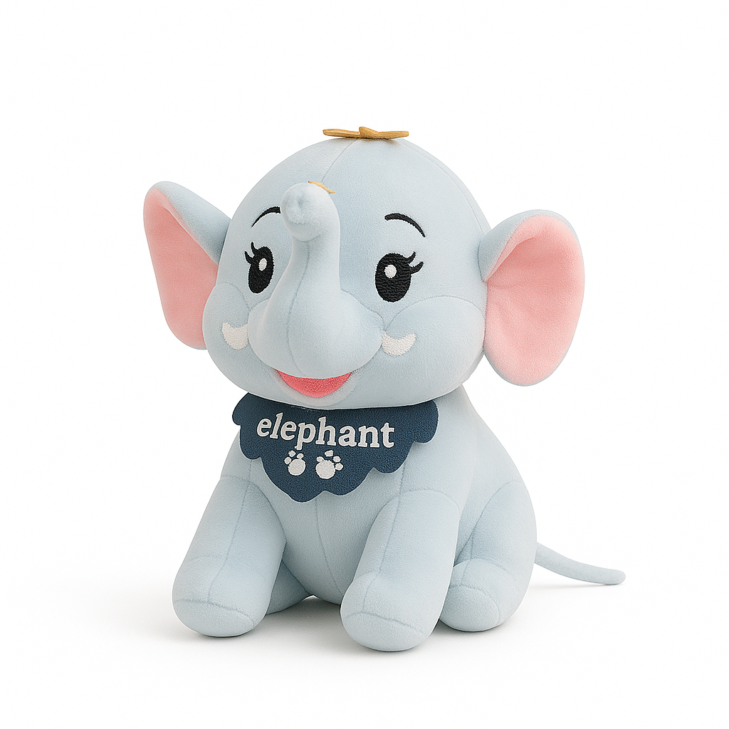 Whumies Sitting Elephant Soft Toy