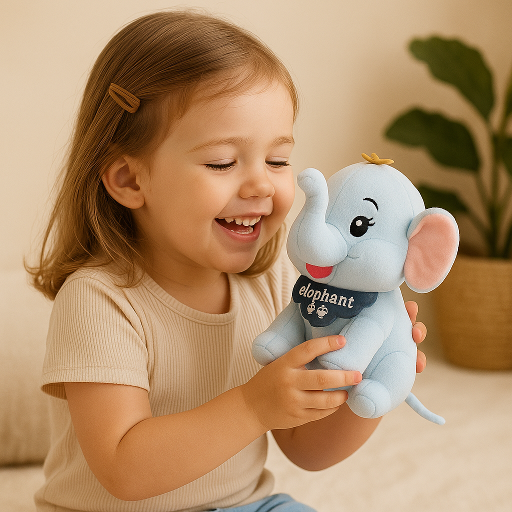 Whumies Sitting Elephant Soft Toy
