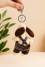 Kawaii Dog Plush Keychain for Bags