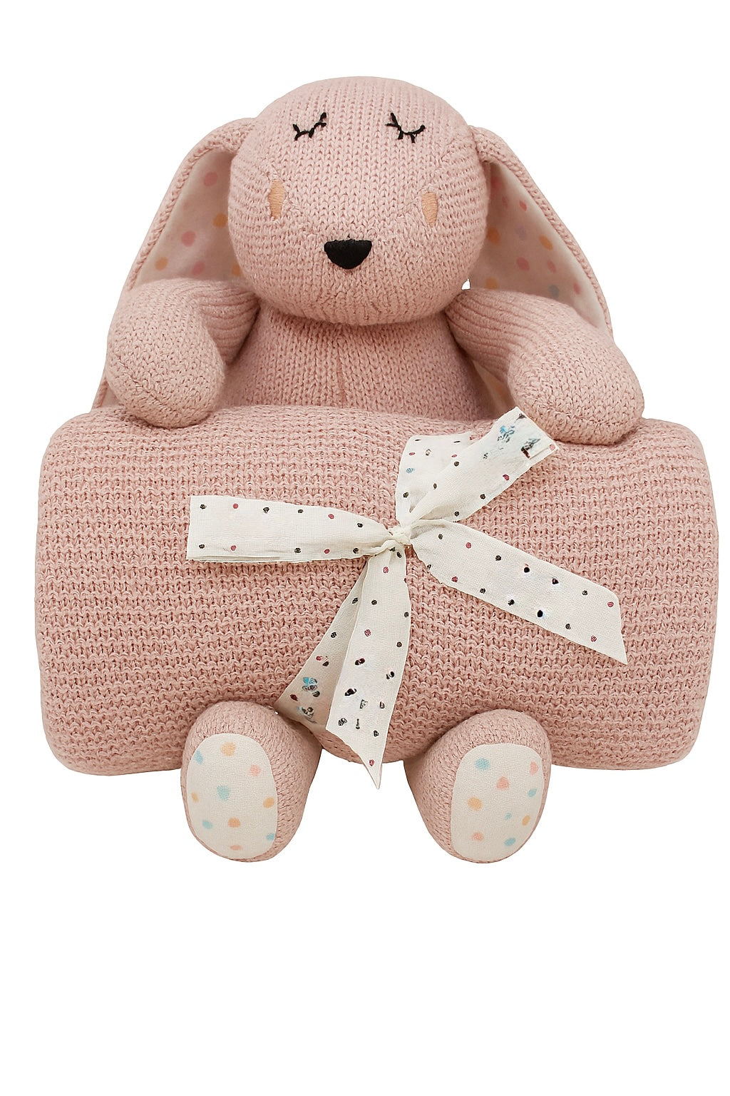 Whumies Pink Bunny Blanket Gift Set | Premium Gift Set