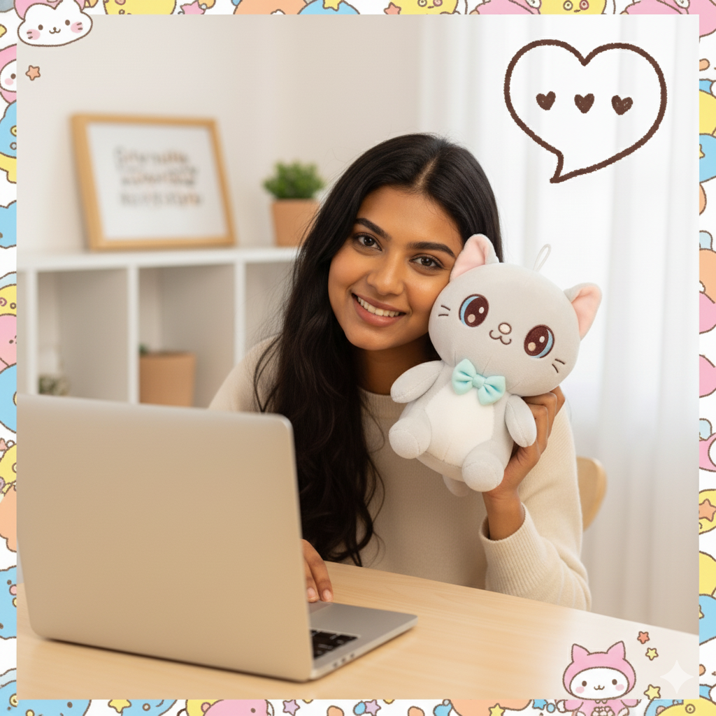 Whumies Kawaii Cat Soft plushie