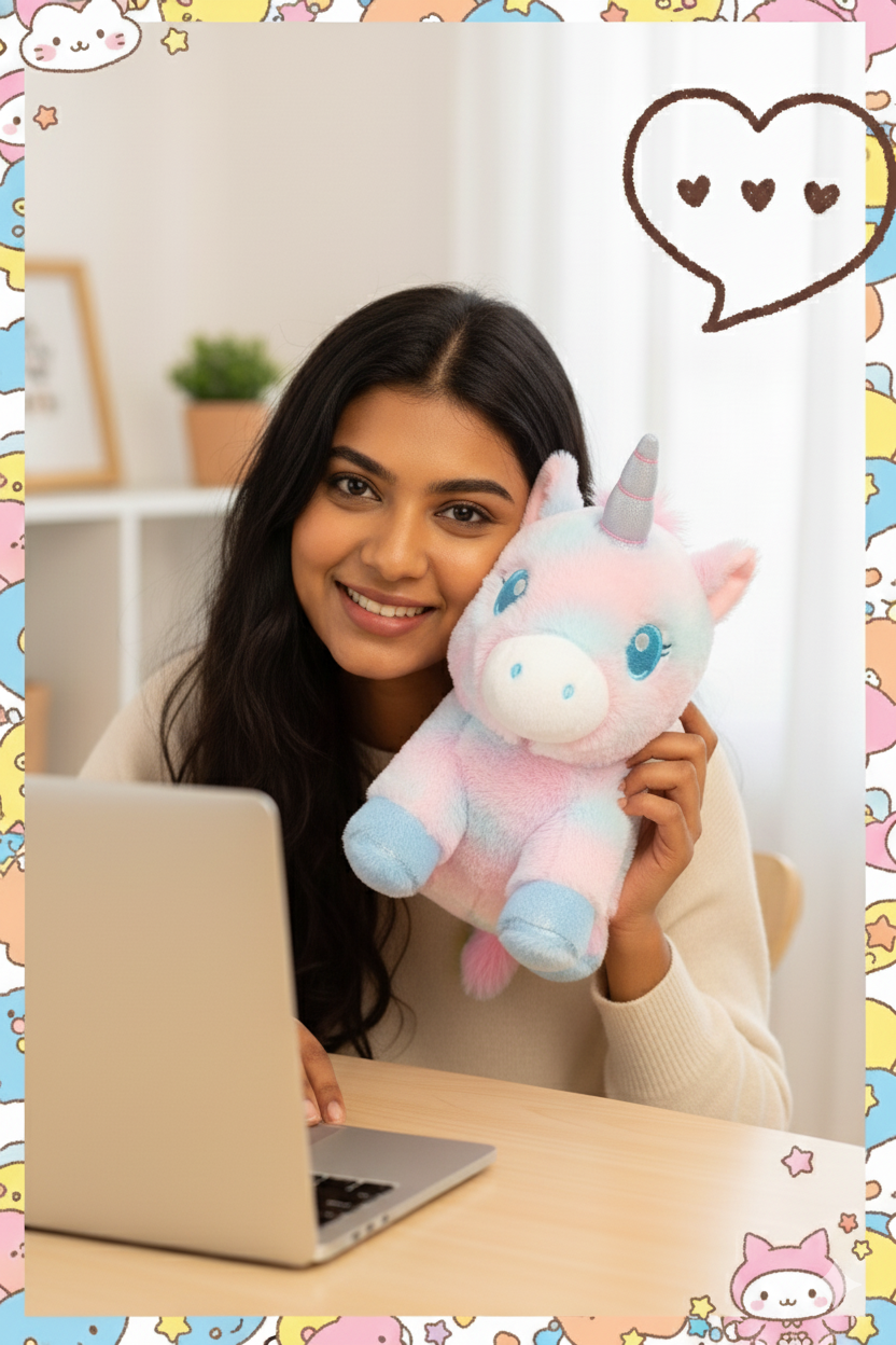 Unio – The Pastel One-Horned Unicorn Plush Soft Toy