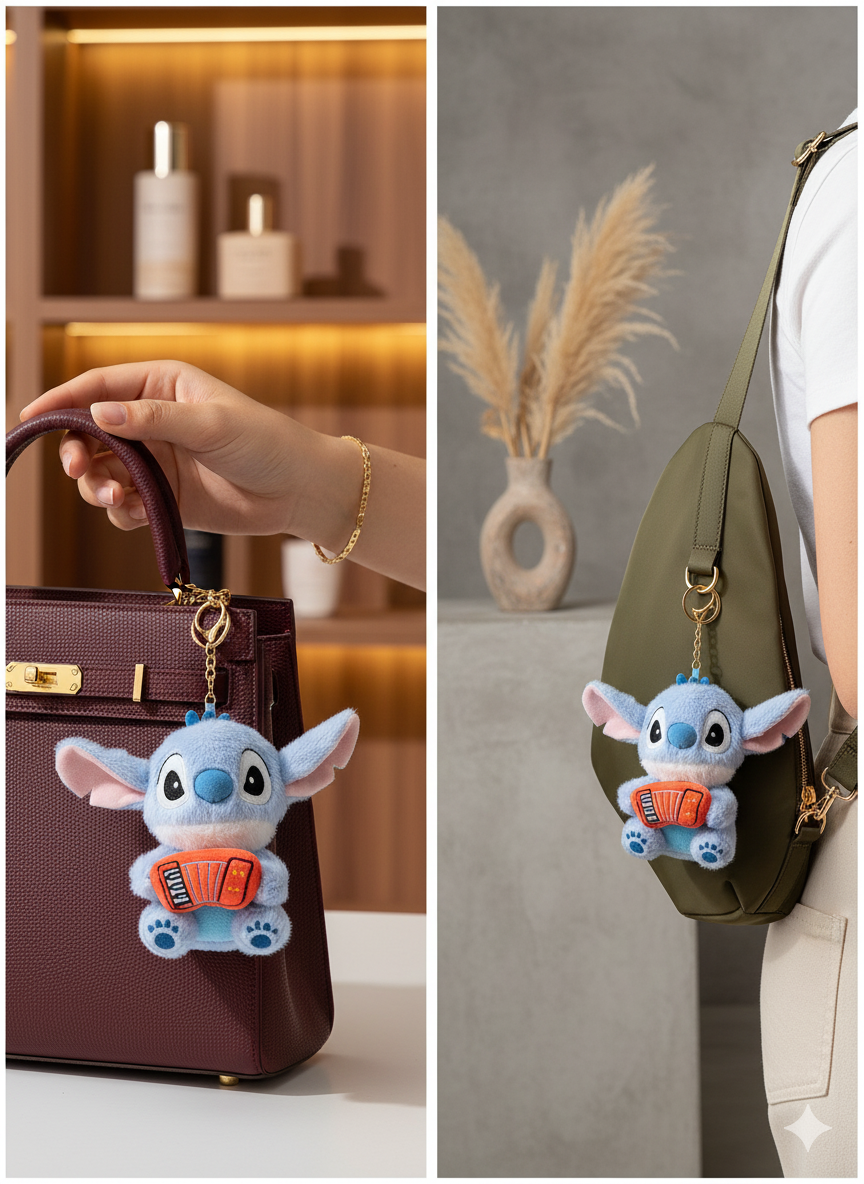 Adorable Plush Keychain