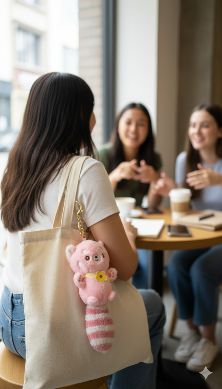 Plush Squirrel Bag Charm/Keychain