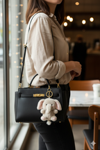 Furry Elephant Plush Bag Charm/Keychain