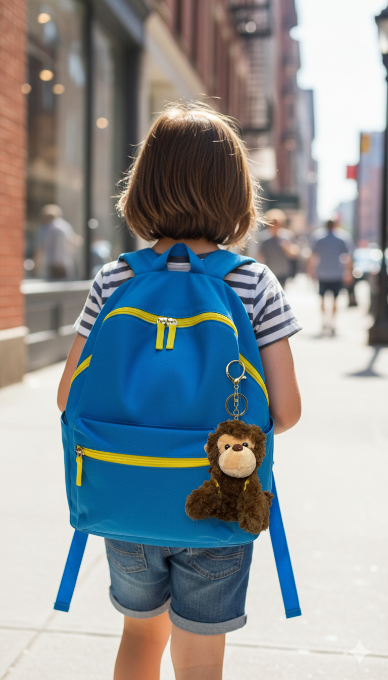 Monkey Plush Bag Charm/Keychain