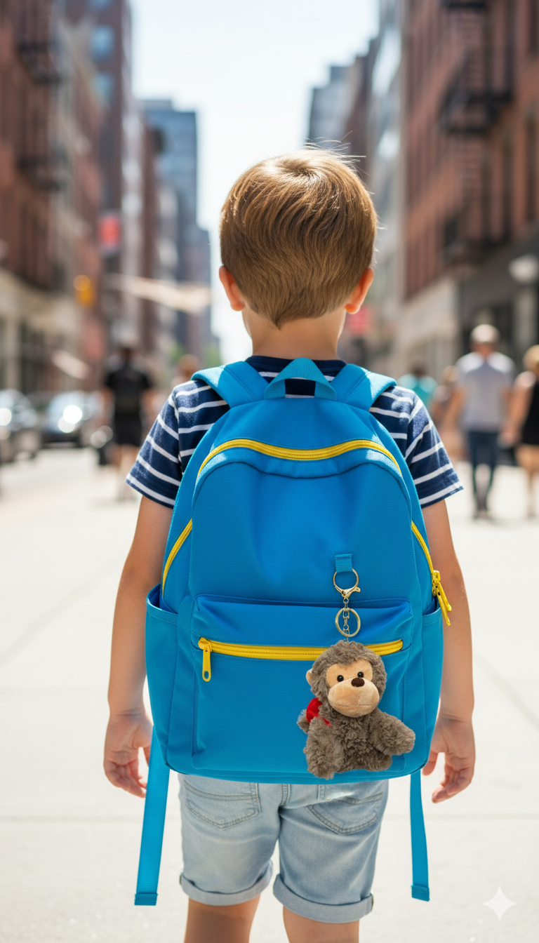 Monkey Plush Bag Charm/Keychain