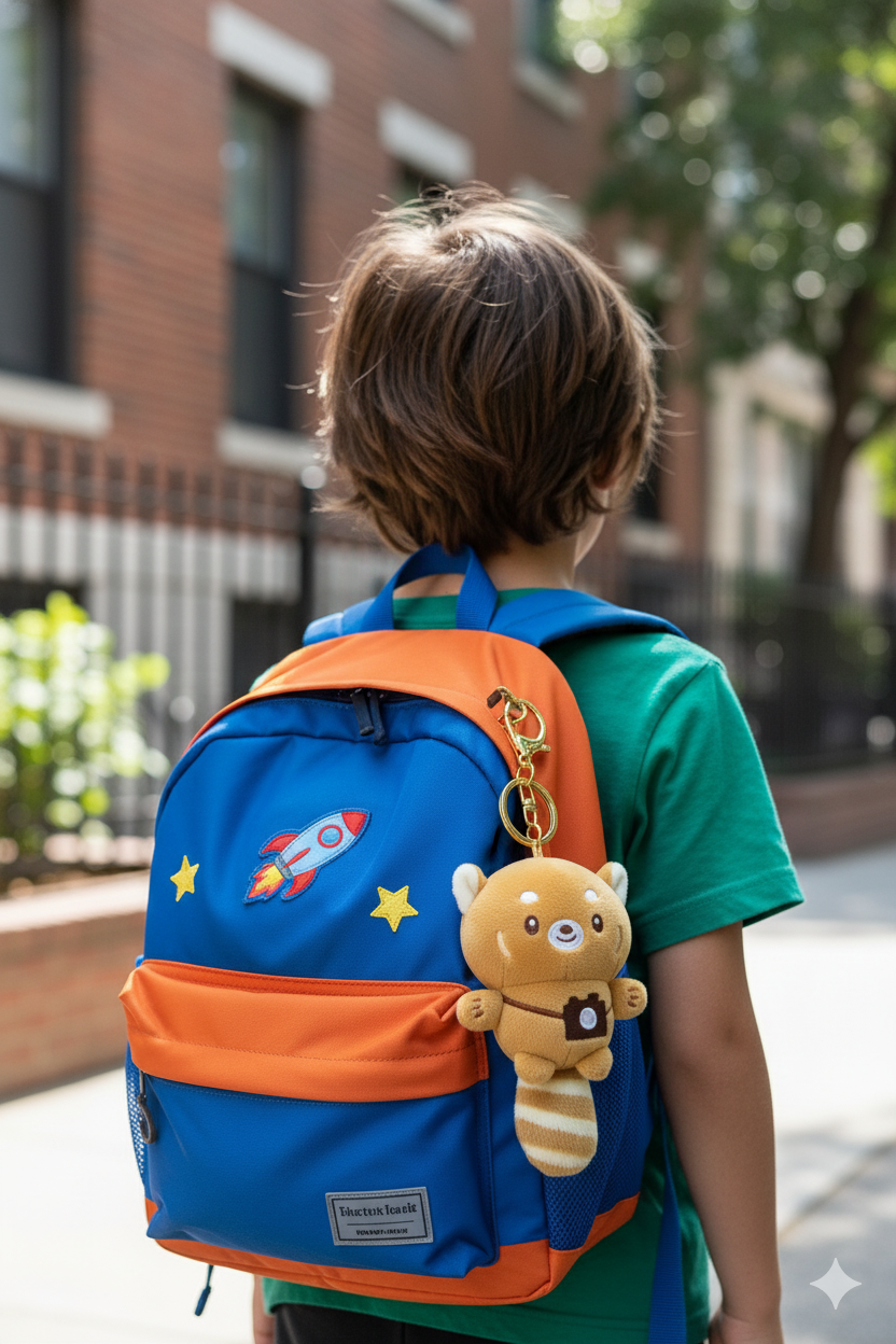 Plush Squirrel Bag Charm/Keychain