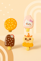Set of 4 Cute Popsicle & Cookie Hair Clips