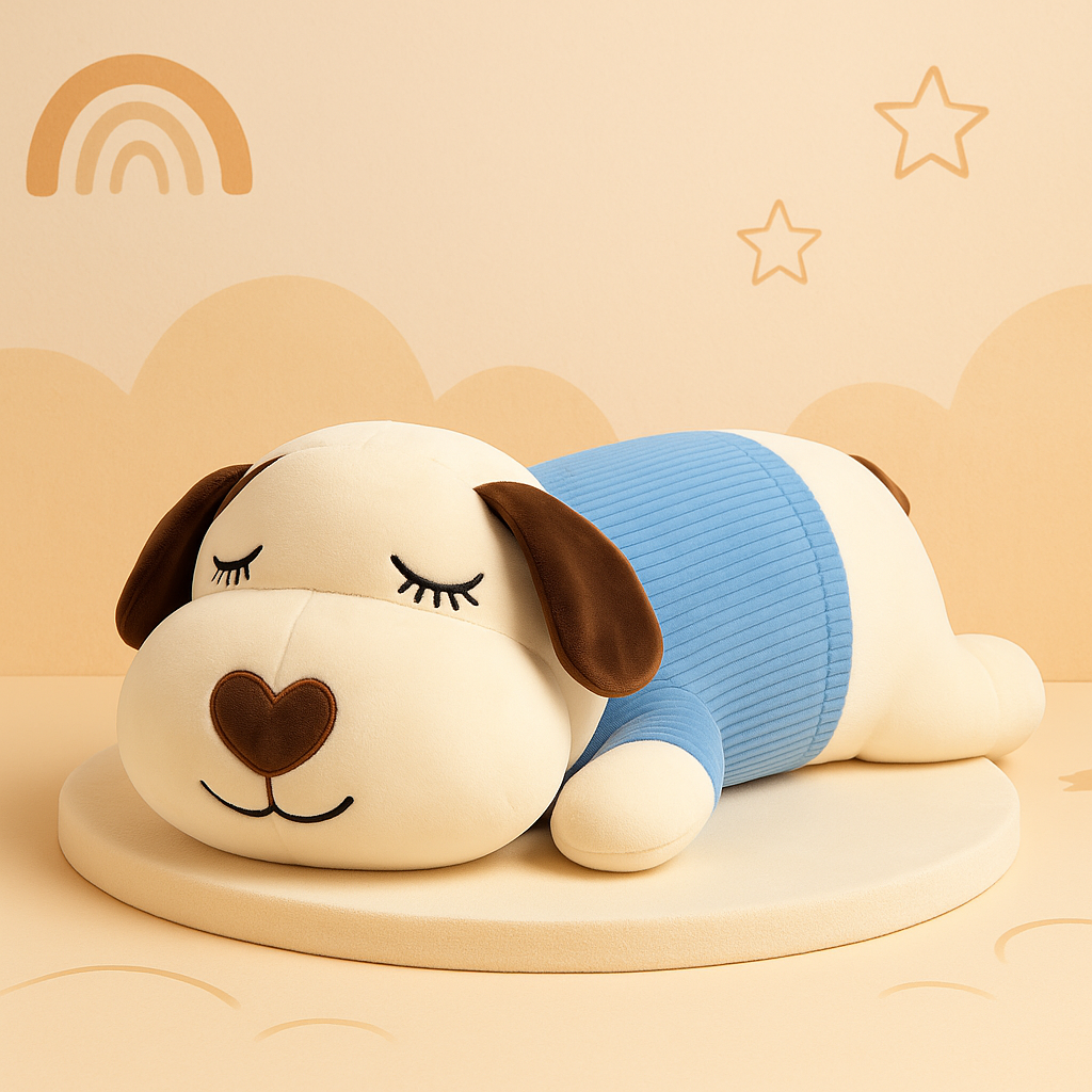 Whumies Sleeping Dog Plush Toy