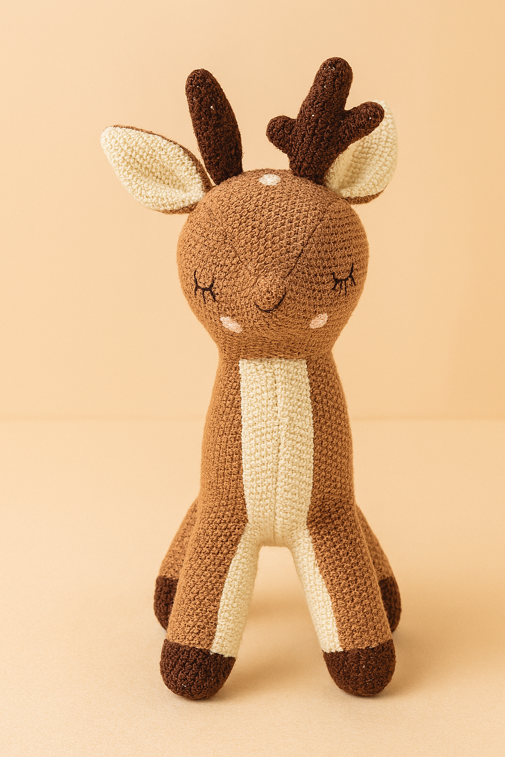 Whumies Knitted Deer Basket Gift Set | Premium Gift Set