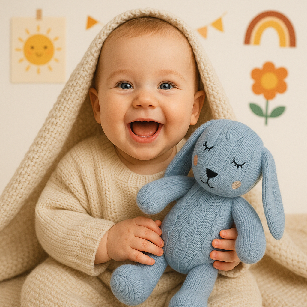Whumies Blue Bunny Blanket Gift Set | Premium Gift Set