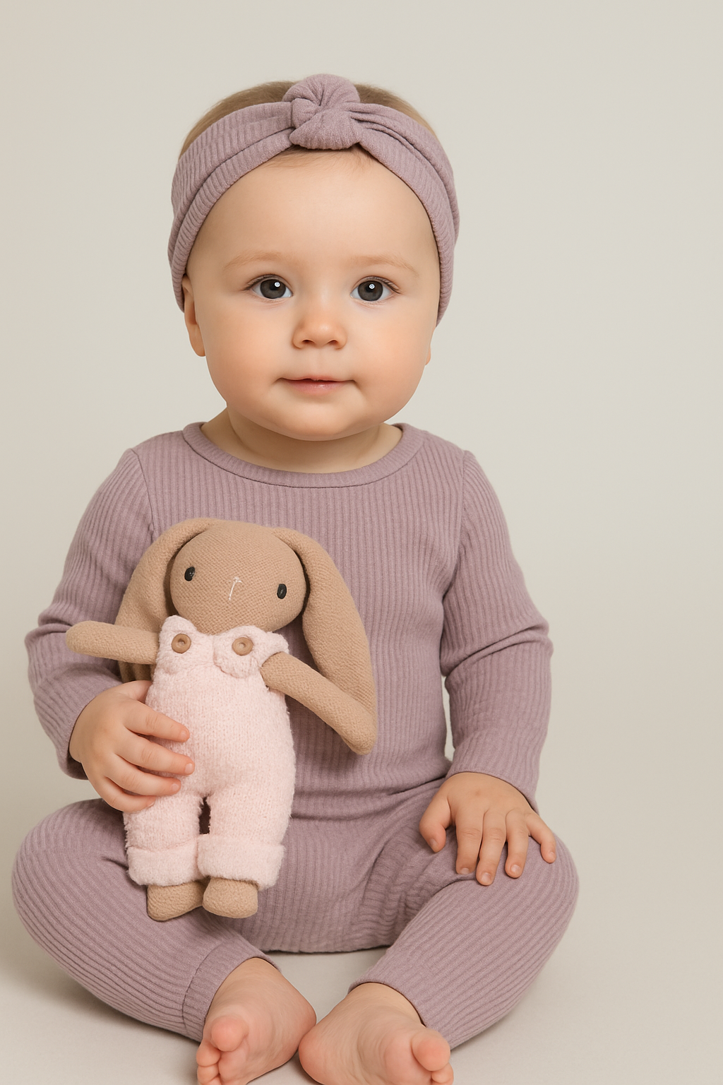 Premium Rabbit Knitted Gift Set