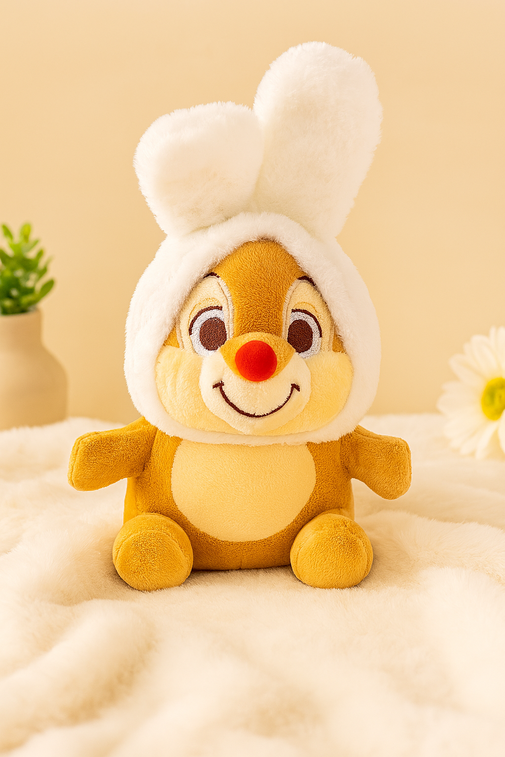 Whumies Bunny Soft Toy with Red Nose and Head Band