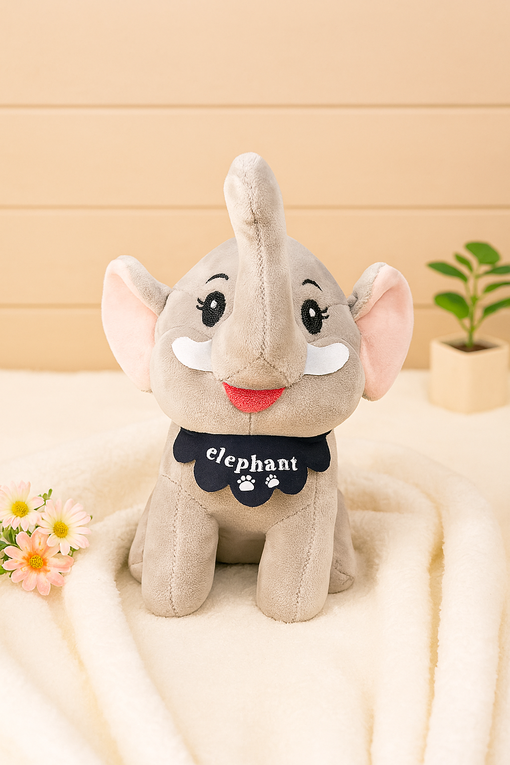 Whumies Sitting Elephant Soft Toy