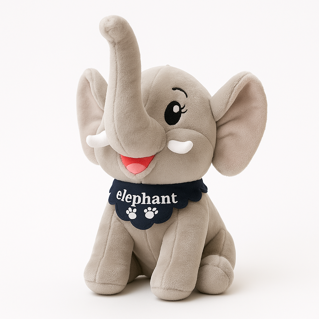 Whumies Sitting Elephant Soft Toy