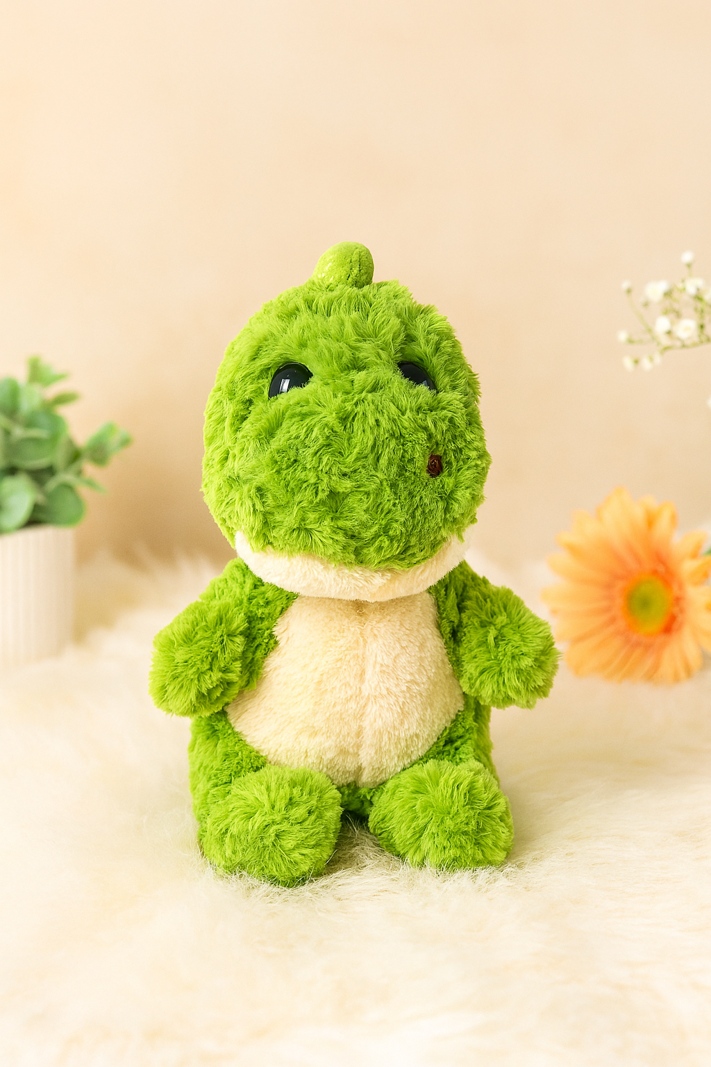 Whumies Green Dinosaur Plush Toy | Soft & Cuddly Dino