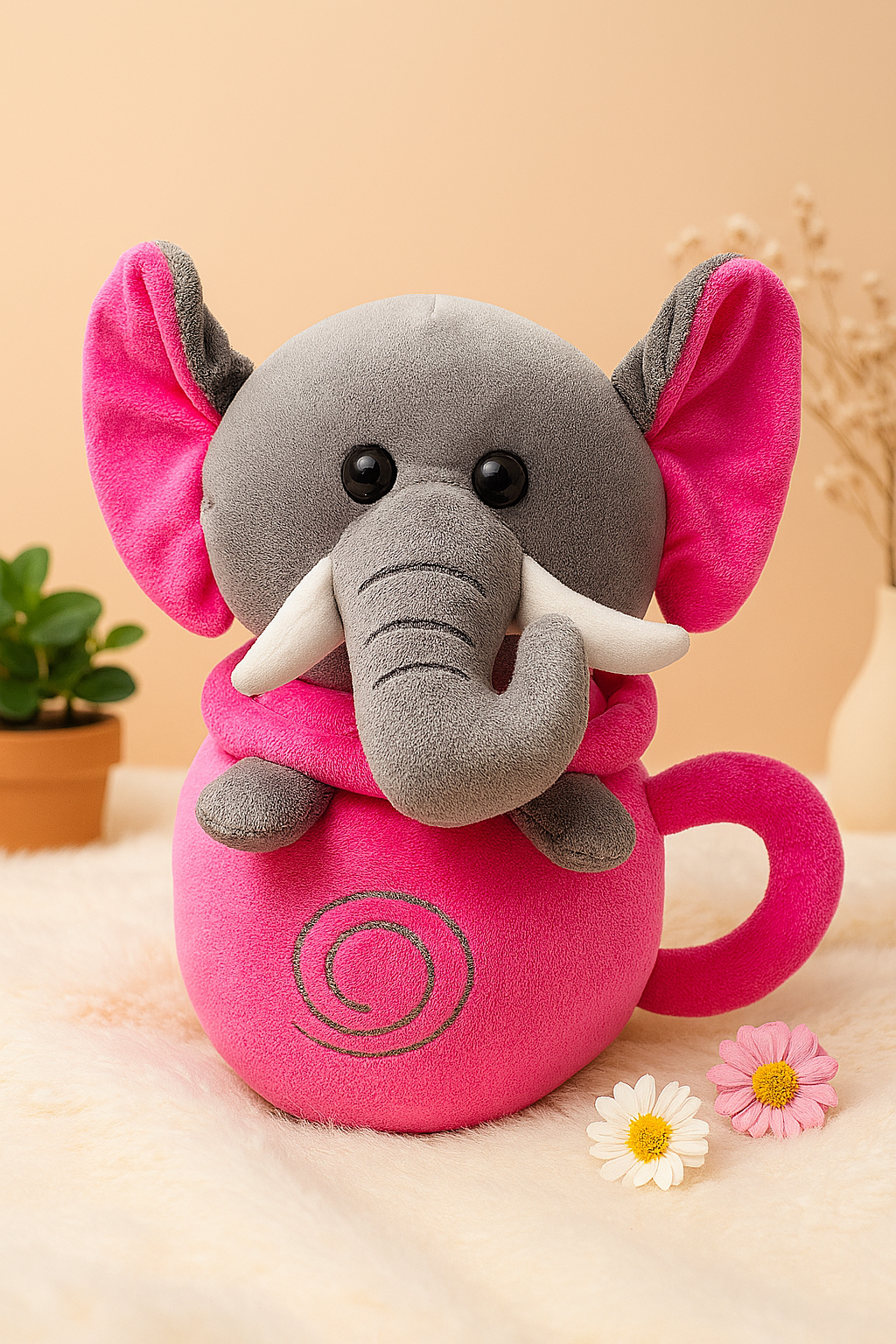 Whumies Elephant in Tea Pot