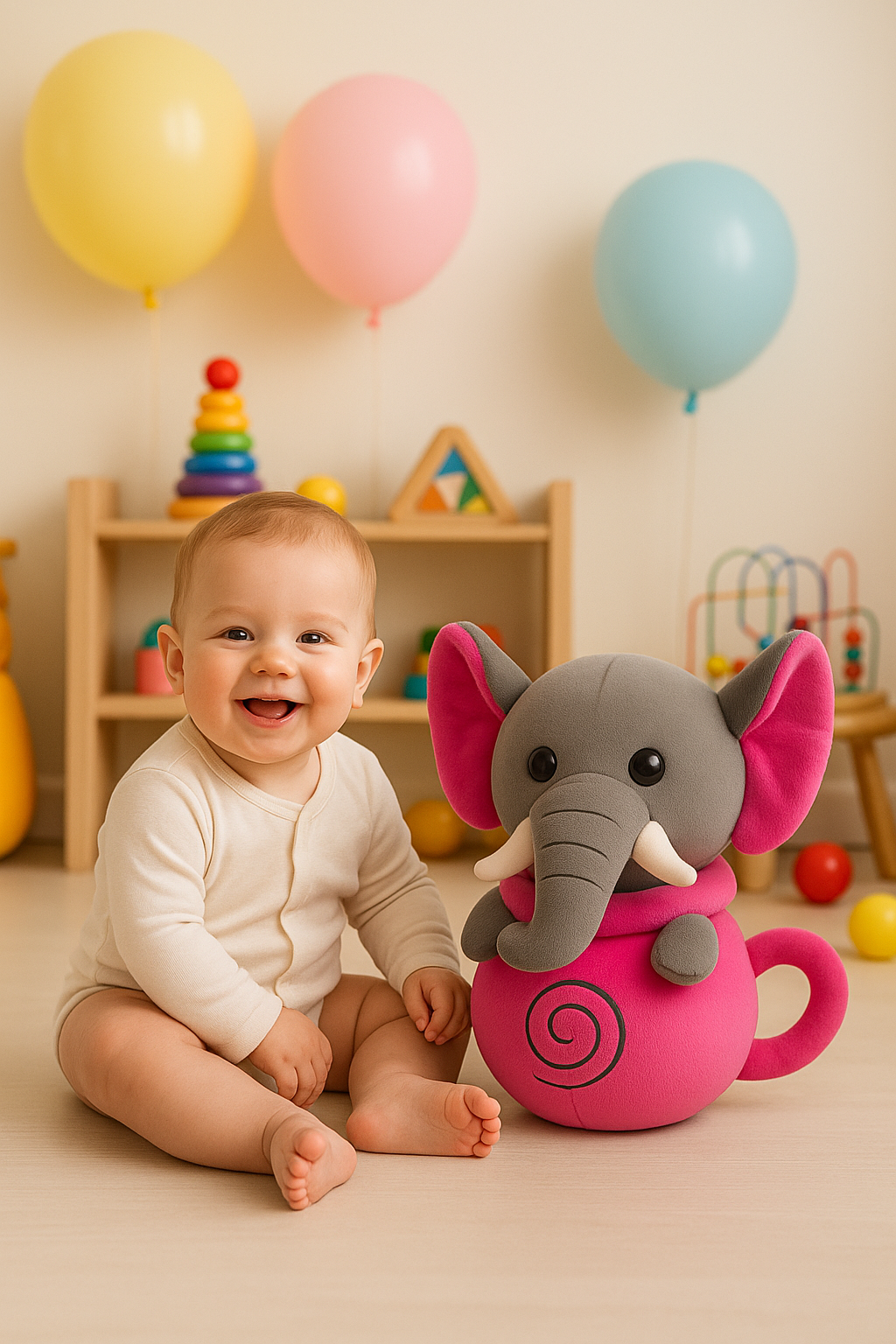 Whumies Elephant in Tea Pot
