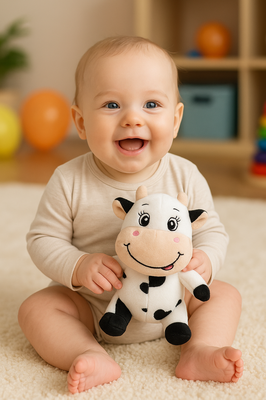 Whumies Cute Cow Soft Toy
